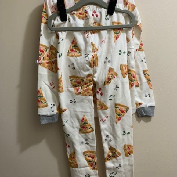 NWT Burt's Bee Kids Pizza PJ's Size 6, 10 - Picture 2 of 6